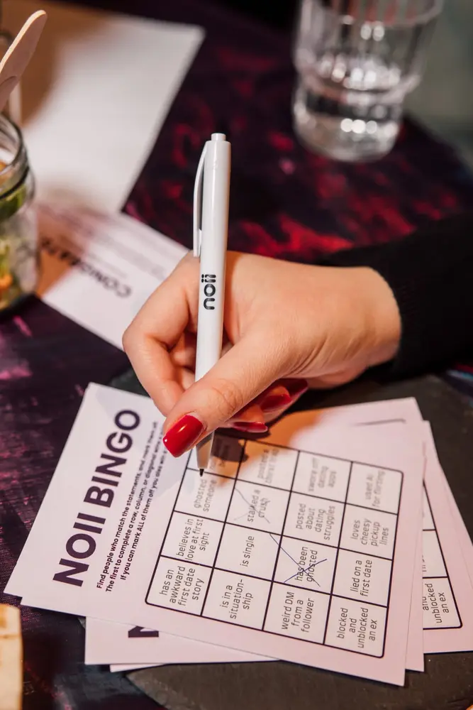 Ausfüllen einer noii Bingo-Karte